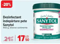 Carrefour Dezinfectant îndepărtare pete Sanytol Ofertă