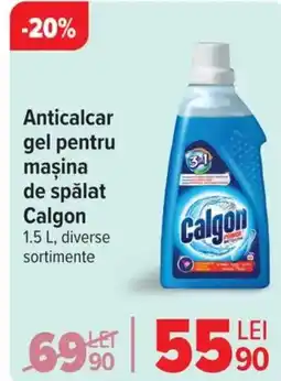 Carrefour Anticalcar gel pentru maşina de spălat Calgon Ofertă