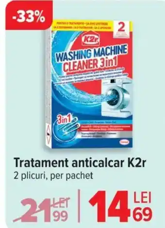 Carrefour Tratament anticalcar K2r Ofertă