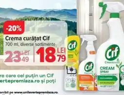 Carrefour Crema curățat Cif Ofertă