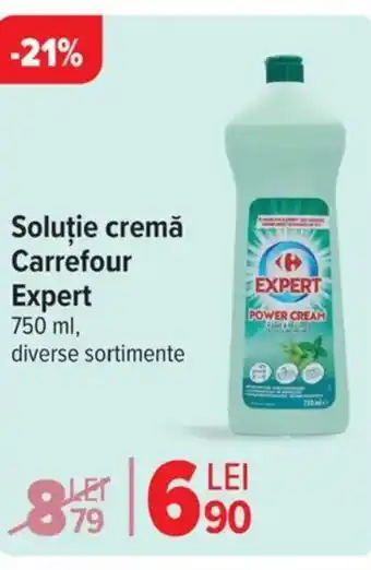 Carrefour Soluţie cremă Carrefour Expert Ofertă