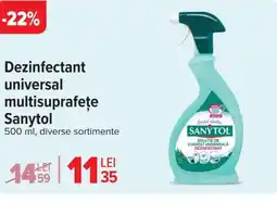 Carrefour Dezinfectant universal multisuprafeţe Sanytol Ofertă