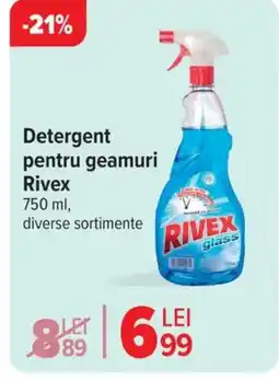 Carrefour Detergent pentru geamuri Rivex Ofertă