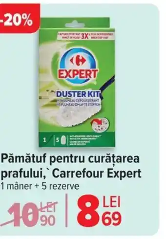 Carrefour Pǎmǎtuf pentru curățarea prafului, Carrefour Expert Ofertă