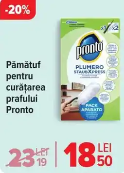 Carrefour Pămătuf pentru curățarea prafului Pronto Ofertă