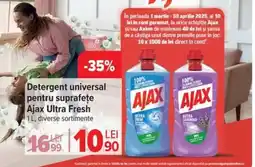 Carrefour Detergent universal pentru suprafețe Ajax Ultra Fresh Ofertă