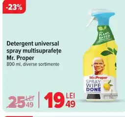 Carrefour Detergent universal spray multisuprafețe Mr. Proper Ofertă