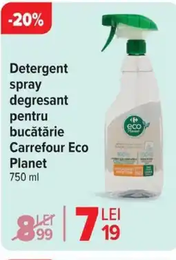 Carrefour Detergent spray degresant pentru bucătărie Carrefour Eco Planet Ofertă