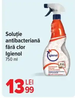 Carrefour Soluţie antibacteriană fără clor Igienol Ofertă