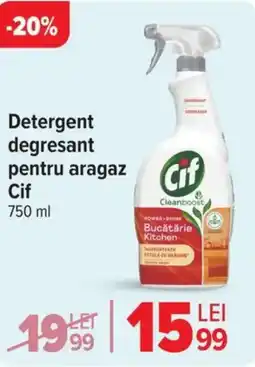 Carrefour Detergent degresant pentru aragaz Cif Ofertă