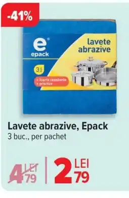 Carrefour Lavete abrazive, Epack Ofertă