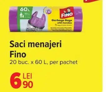 Carrefour Saci menajeri Fino Ofertă