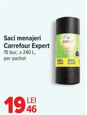 Carrefour Saci menajeri Carrefour Expert Ofertă