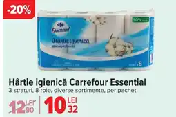 Carrefour Hârtie igienică Carrefour Essential Ofertă