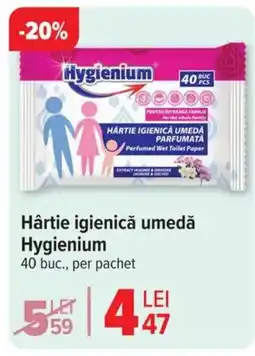 Carrefour Hârtie igienică umedă Hygienium Ofertă