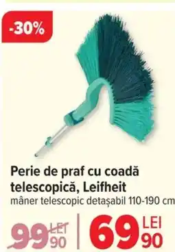 Carrefour Perie de praf cu coadă telescopică, Leifheit Ofertă