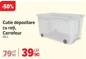 Carrefour Cutie depozitare cu roţi, Carrefour Ofertă