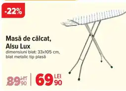 Carrefour Masă de călcat, Alsu Lux Ofertă