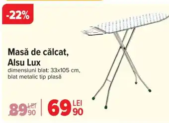 Carrefour Masă de călcat, Alsu Lux Ofertă