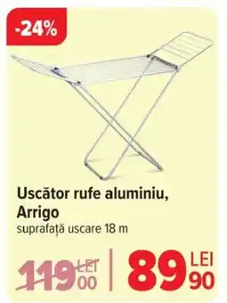 Carrefour Uscător rufe aluminiu, Arrigo Ofertă