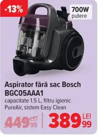 Carrefour Aspirator fără sac Bosch BGC05AAA1 Ofertă