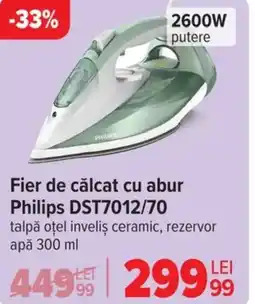 Carrefour Fier de călcat cu abur Philips DST7012/70 Ofertă