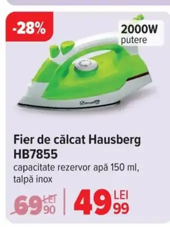 Carrefour Fier de călcat Hausberg HB7855 Ofertă