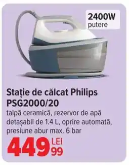 Carrefour Staţie de călcat Philips PSG2000/20 Ofertă