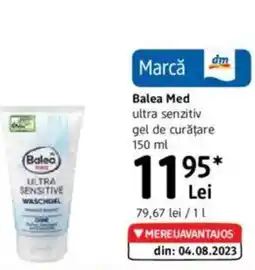 DM Balea Med ultra senzitiv gel de curăţare Ofertă