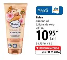 DM Balea almond oil loţiune de corp Ofertă