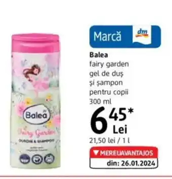 DM Balea fairy garden gel de duş şi şampon pentru copii Ofertă