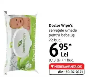 DM Doctor Wipe's serveţele umede pentru bebeluşi Ofertă