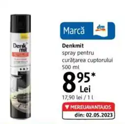 DM Denkmit spray pentru curăţarea cuptorului Ofertă