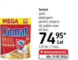 DM Somat gold detergent pentru maşina de spălat vase Ofertă