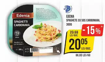 Mega Image EDENIA Spaghete cu sos carbonara Ofertă