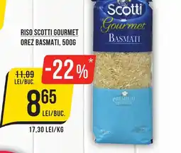 Mega Image RISO SCOTTI Gourmet orez basmati Ofertă