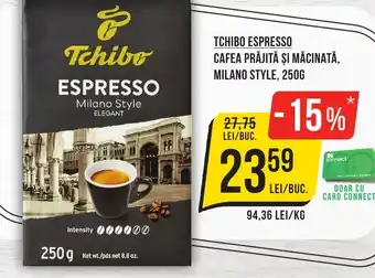 Mega Image TCHIBO Espresso Cafea prăjită şi măcinată, milano style Ofertă