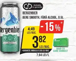 Mega Image BERGENBIER Bere smooth, fără alcool Ofertă