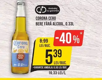 Mega Image CORONA Cero Bere fără alcool Ofertă