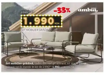 XXXLutz Set mobilier grădină Ofertă