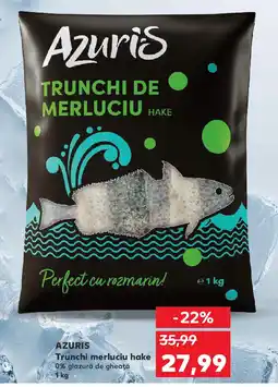 Kaufland AZURIS Trunchi merluciu hake Ofertă