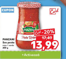 Kaufland PANZANI Sos pesto roşu / verde Ofertă