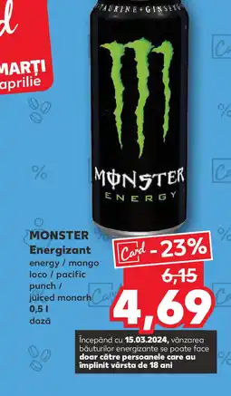 Kaufland MONSTER Energizant Ofertă