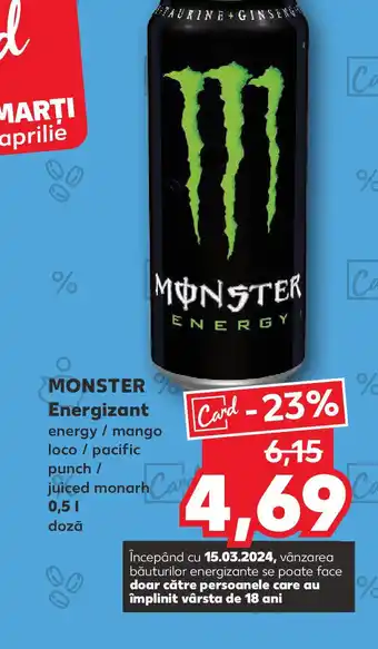 Kaufland MONSTER Energizant Ofertă