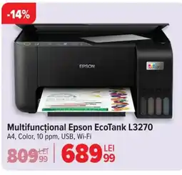 Carrefour Multifuncţional Epson EcoTank L3270 Ofertă