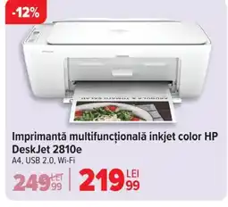 Carrefour Imprimantă multifuncțională inkjet color HP DeskJet 2810e Ofertă