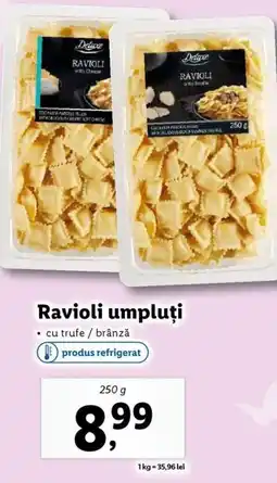 Lidl Ravioli umpluți Ofertă