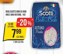 Mega Image RISO SCOTTI BOB CU BOB Orez bob rotund Ofertă