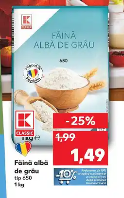 Kaufland Făină albă de grâu Ofertă