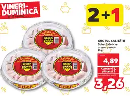 Kaufland GUSTUL CALITĂTII Salată de icre cu crap şi ceapă Ofertă
